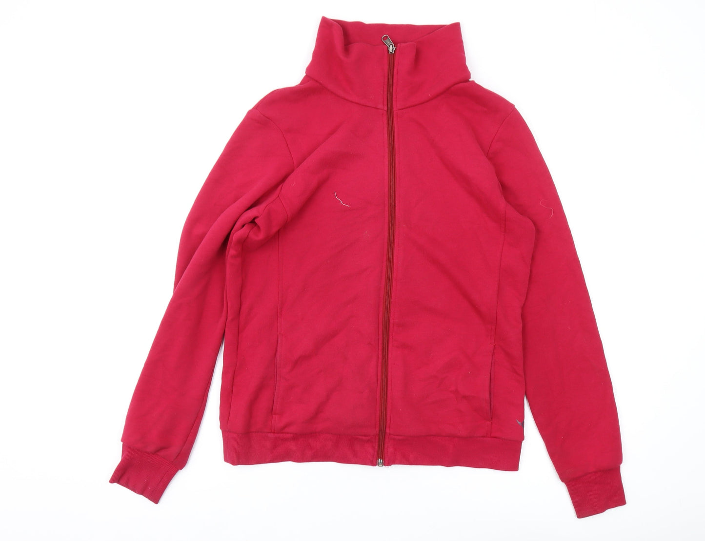 Decathlon Women's Red Full Zip Sweatshirt L