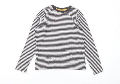 Trespass Boys Striped Long Sleeve T-Shirt, Multicoloured, 11-12 Years