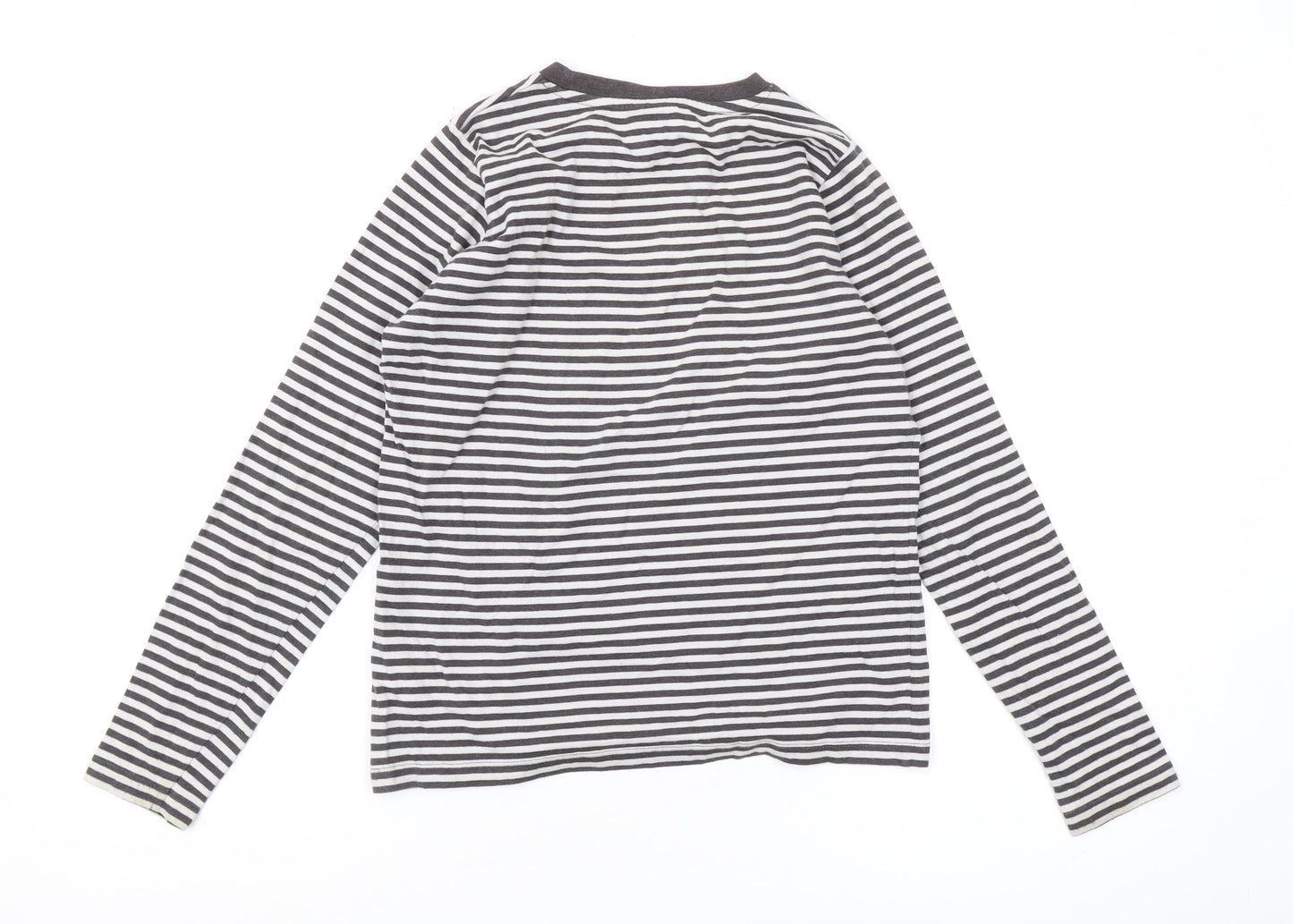 Trespass Boys Striped Long Sleeve T-Shirt, Multicoloured, 11-12 Years