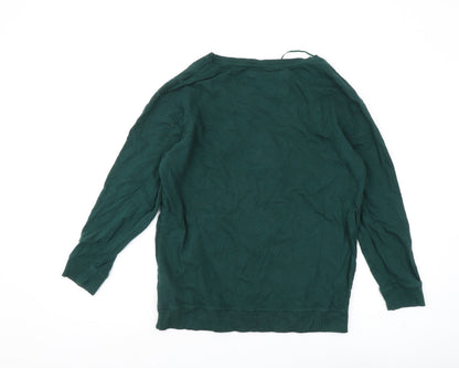 Womens UK Size 8 Disney Green Pullover Sweatshirt