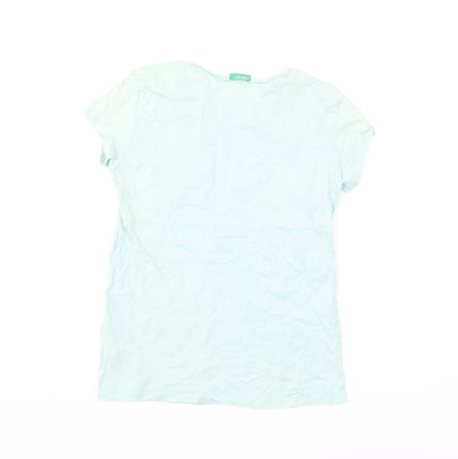 United Colors of Benetton Girls Green T-Shirt 14-15 Years