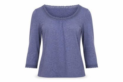 Womens UK Size 12 Phase Eight Blue Basic Blouse