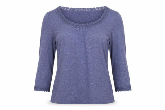 Womens UK Size 12 Phase Eight Blue Basic Blouse