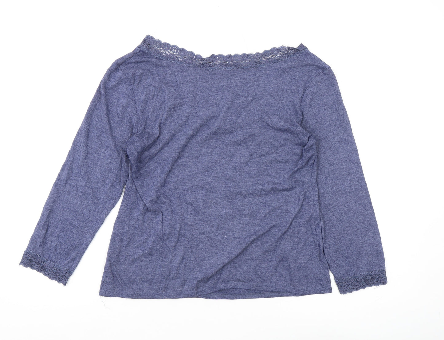 Womens UK Size 12 Phase Eight Blue Basic Blouse