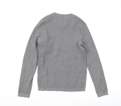 Kronstadt Men's Grey Pullover Jumper - XS - Casual Style