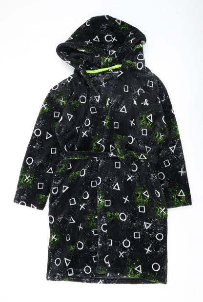 Next Boys Black PlayStation Fleece Robe 11-12 Years