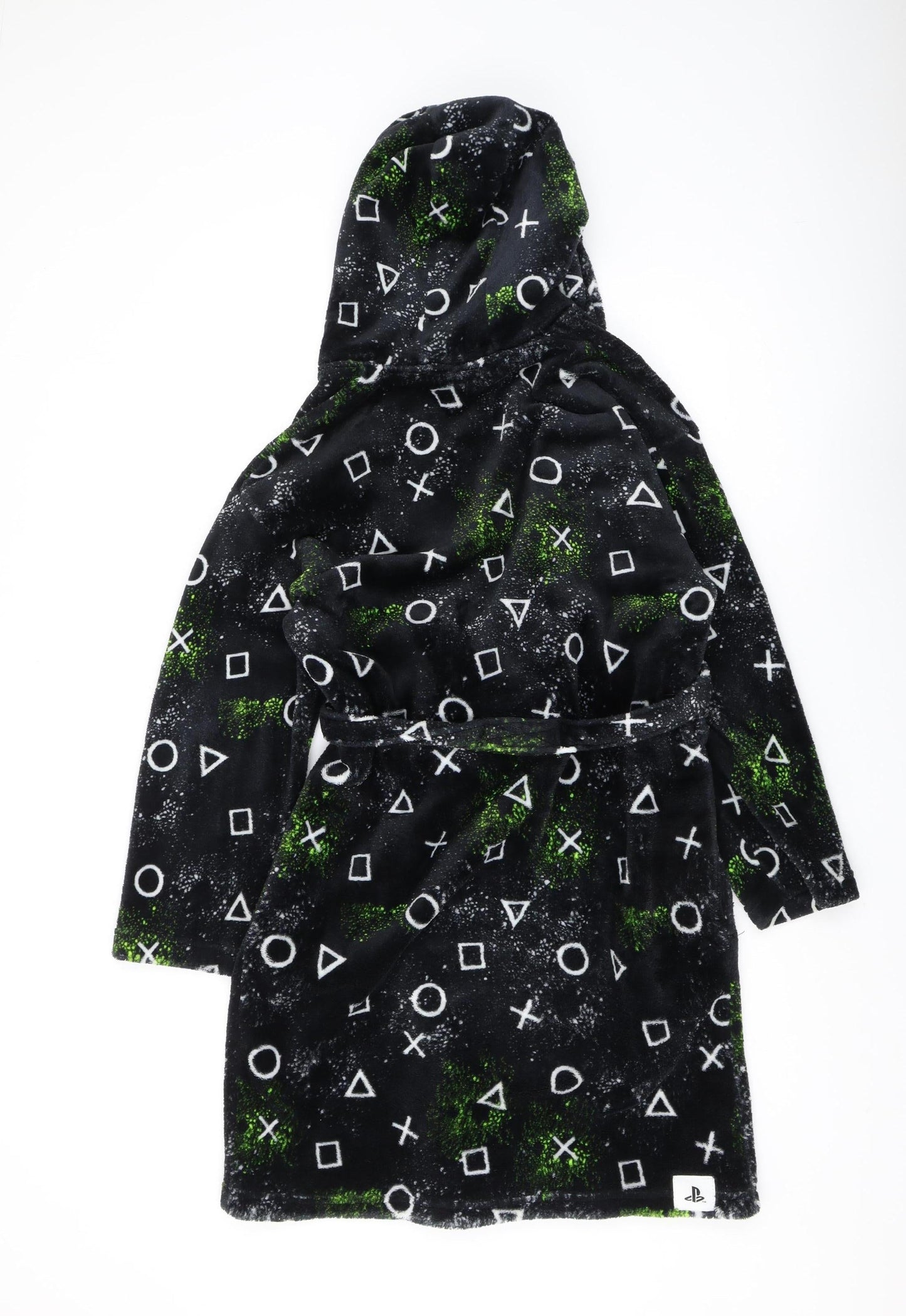 Next Boys Black PlayStation Fleece Robe 11-12 Years