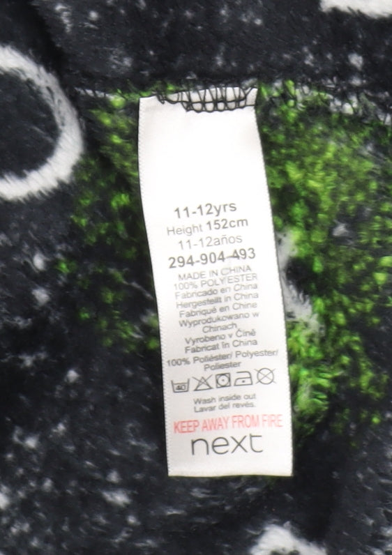 Next Boys Black PlayStation Fleece Robe 11-12 Years