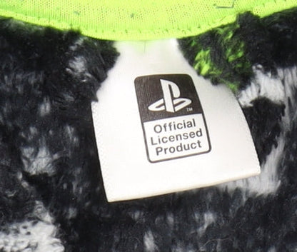 Next Boys Black PlayStation Fleece Robe 11-12 Years