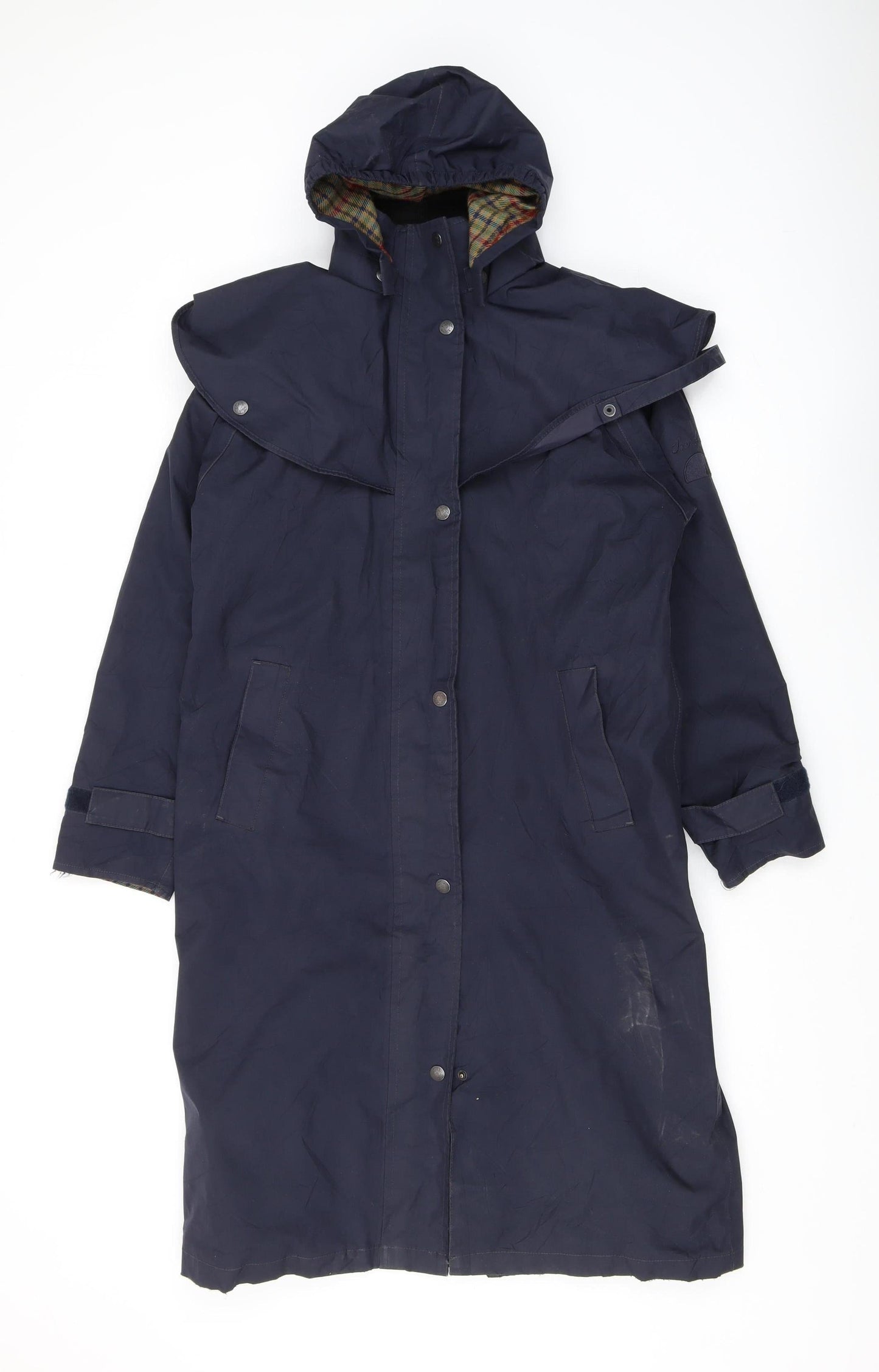 Mens UK Size 32 Jack Murphy Black Rain Coat