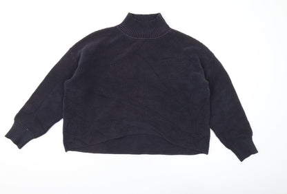Womens UK Size XS French Connection Black Pullover Jumper