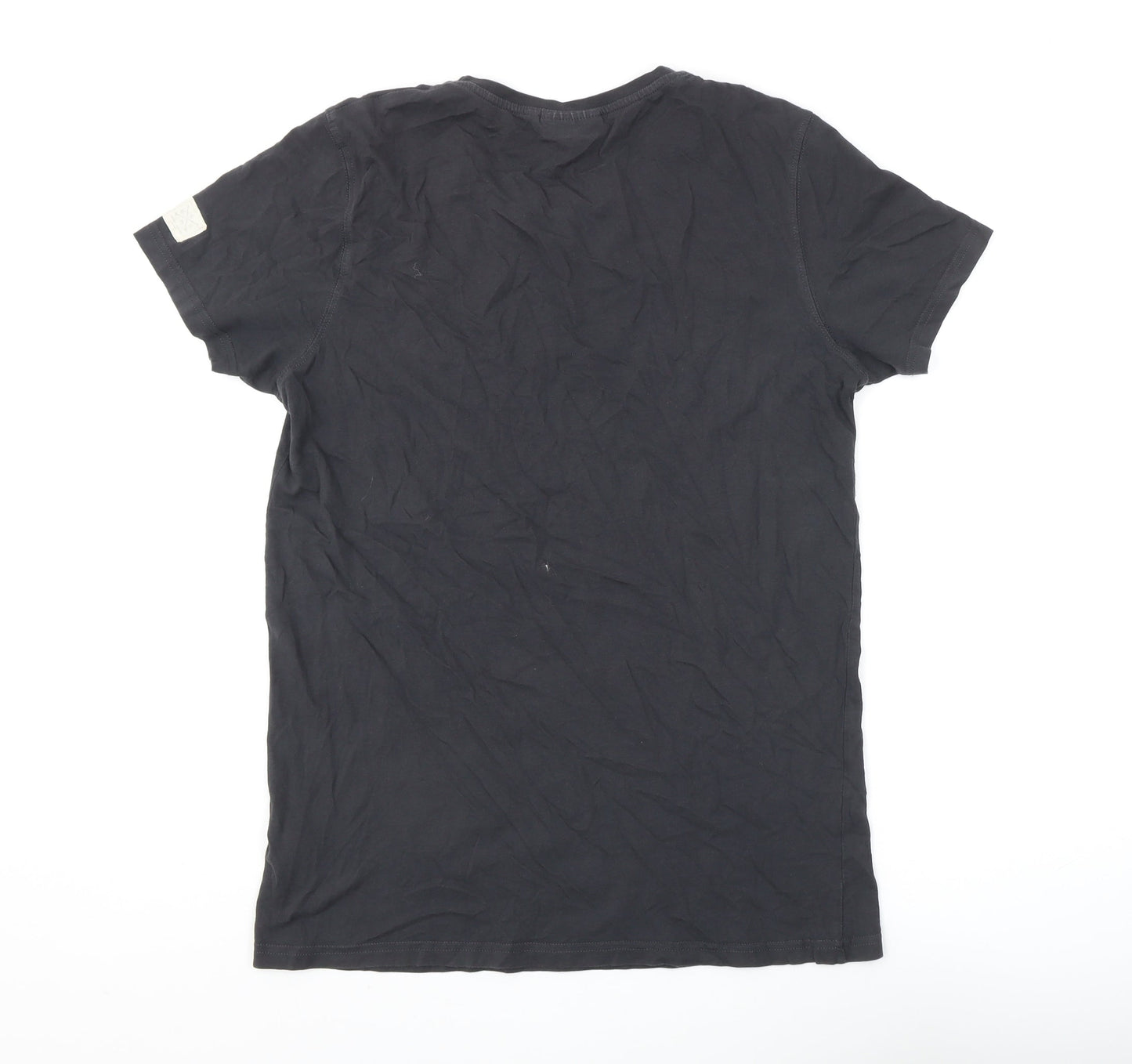 Groggy by JBC Men's Black Graphic T-Shirt L