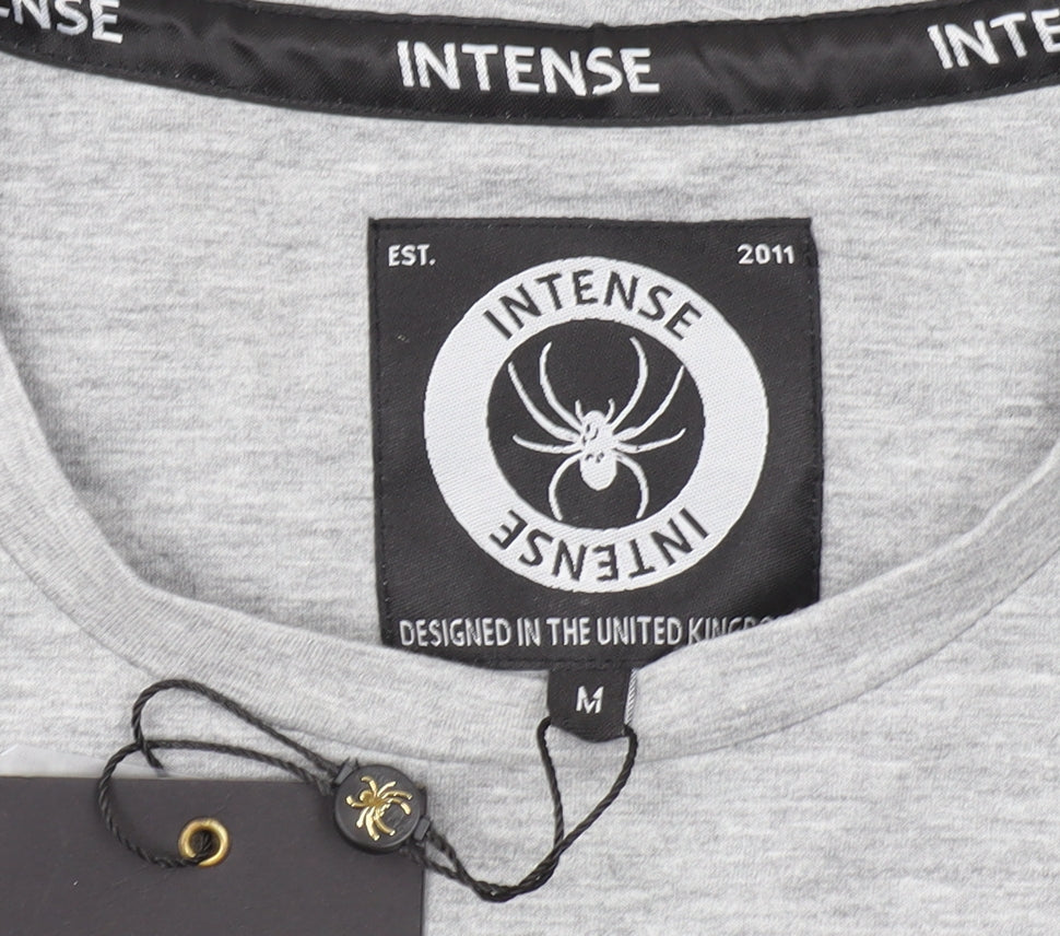 Mens UK Size M Intense Grey  T-Shirt