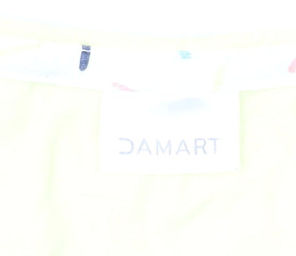 Damart Women's Yellow Basic T-Shirt Size L