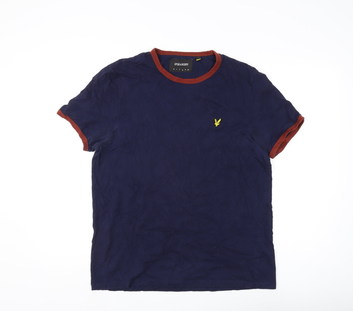 Lyle & Scott Men's Blue Short Sleeve T-Shirt Size L