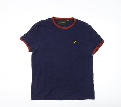 Lyle & Scott Men's Blue Short Sleeve T-Shirt Size L