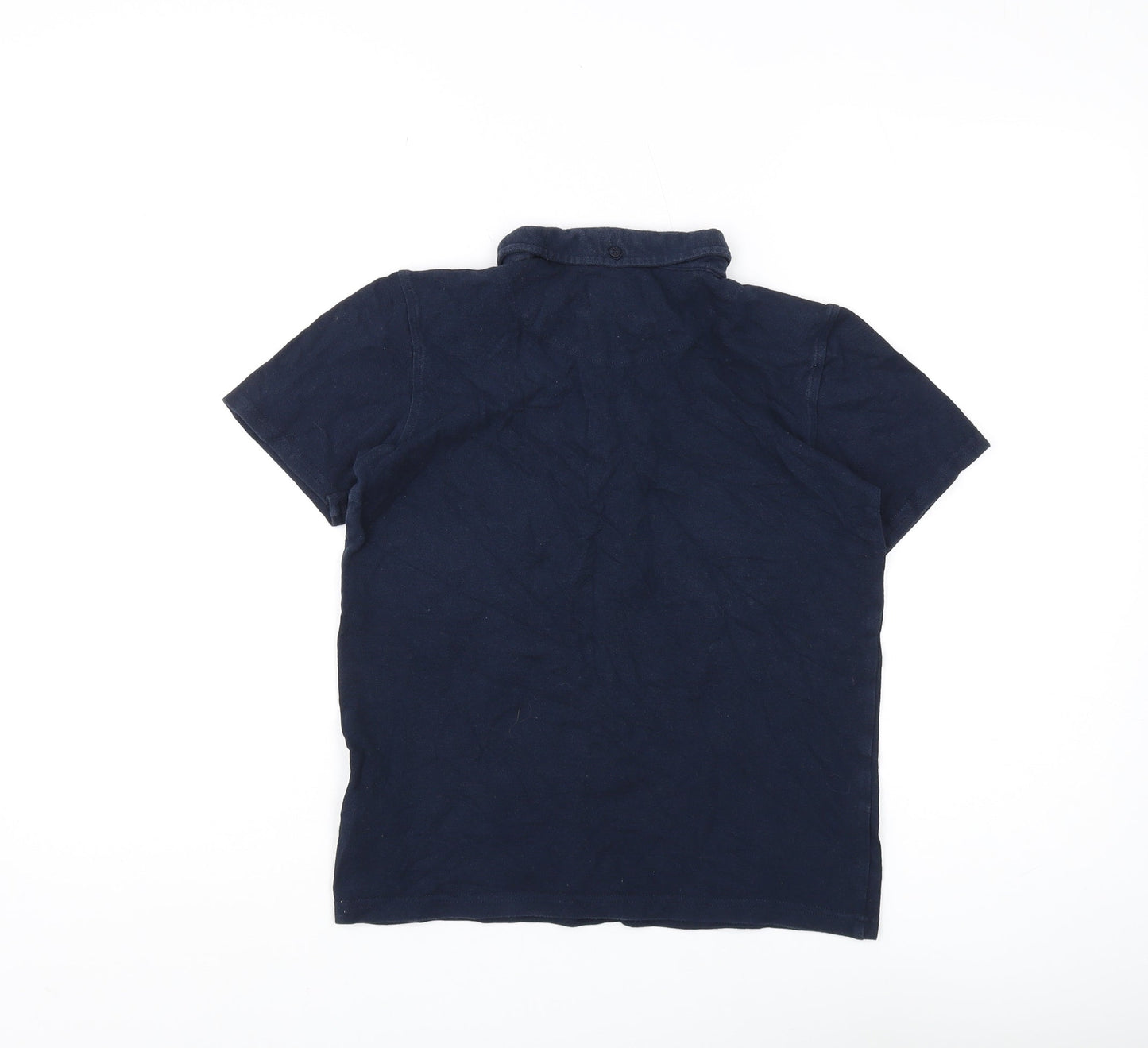 Farah Boys Blue Polo Shirt 10-11 Years Short Sleeve Collared