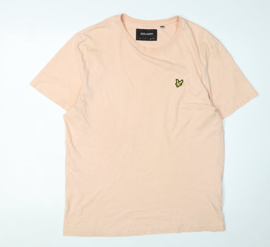 Lyle & Scott Men's Beige XL Crew Neck T-Shirt