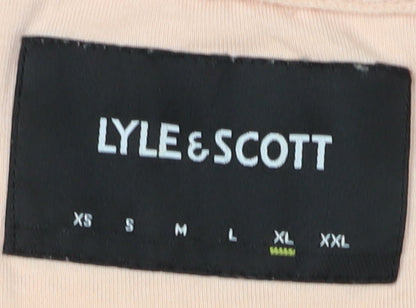 Lyle & Scott Men's Beige XL Crew Neck T-Shirt