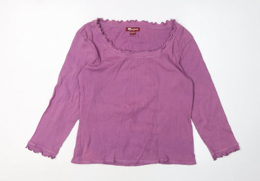 Womens UK Size 16 Monsoon Purple Basic Blouse