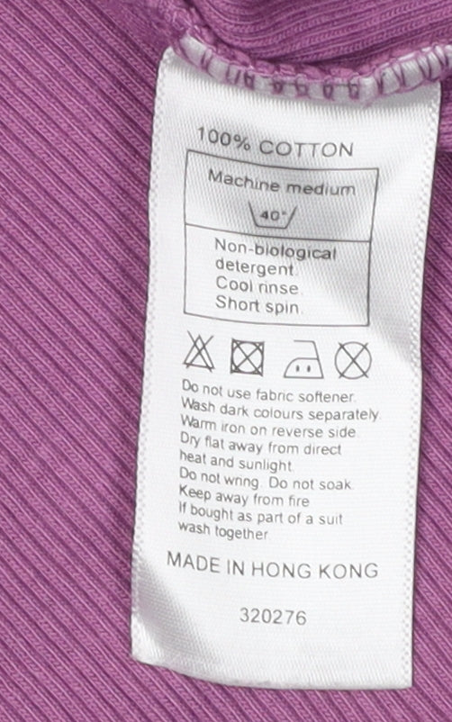 Womens UK Size 16 Monsoon Purple Basic Blouse