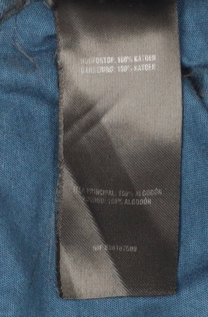 Ted Baker Men's Blue Polo Shirt Size L Short Sleeve