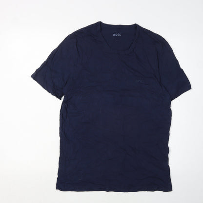 Mens UK Size L HUGO BOSS Navy  T-Shirt