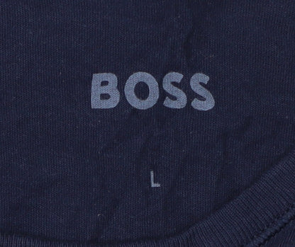 Mens UK Size L HUGO BOSS Navy  T-Shirt