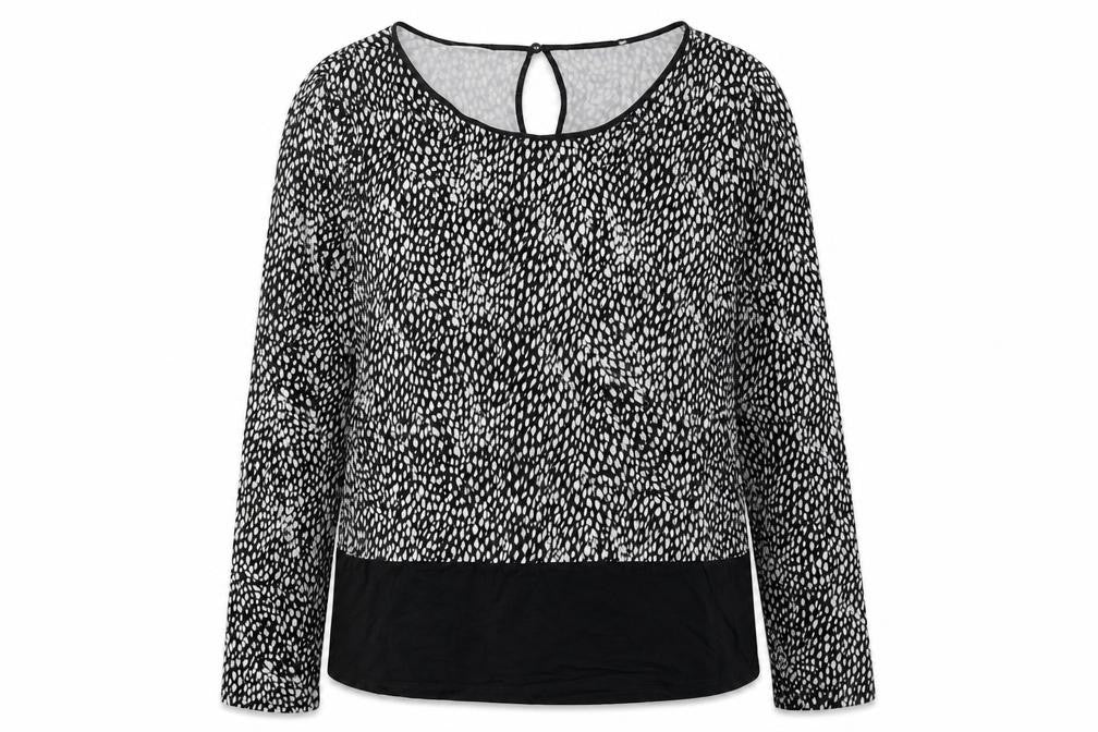 Womens UK Size XL Oasis Black Basic Blouse