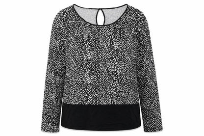 Womens UK Size XL Oasis Black Basic Blouse