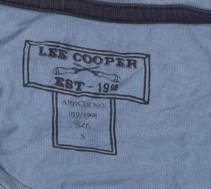Lee Cooper Men's Blue Graphic T-Shirt, Size S