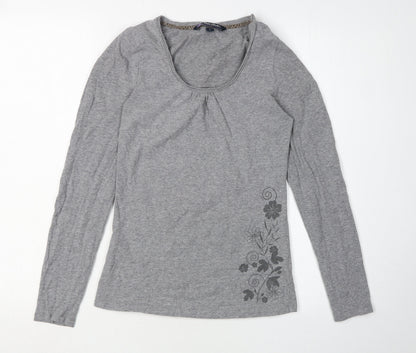 Womens UK Size 8 Peter Storm Grey Basic T-Shirt