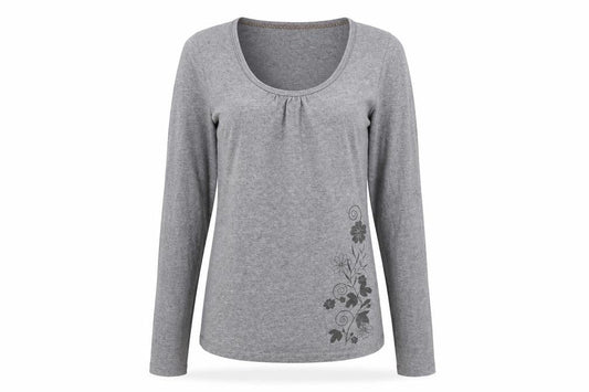Womens UK Size 8 Peter Storm Grey Basic T-Shirt