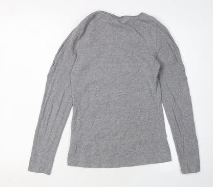 Womens UK Size 8 Peter Storm Grey Basic T-Shirt