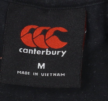 Mens UK Size M Canterbury Black  T-Shirt