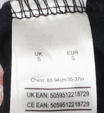 Mens UK Size S ELF Black  T-Shirt