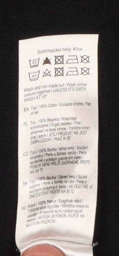 Mens UK Size S ELF Black  T-Shirt