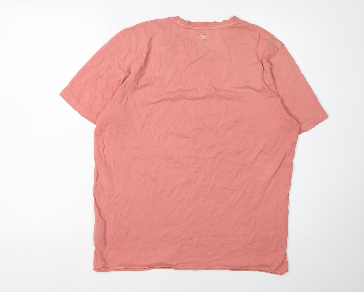 Mens UK Size L Firetrap Pink  T-Shirt