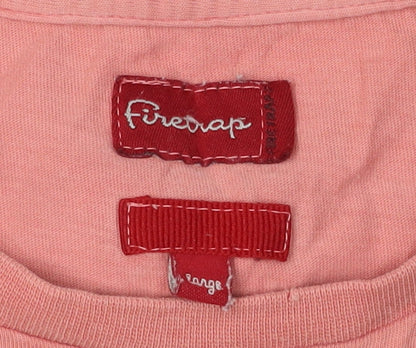 Mens UK Size L Firetrap Pink  T-Shirt
