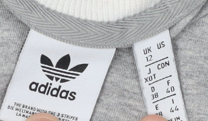 Adidas Women's Grey Long Sleeve Casual Top Size 12