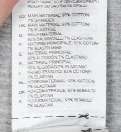 Adidas Women's Grey Long Sleeve Casual Top Size 12