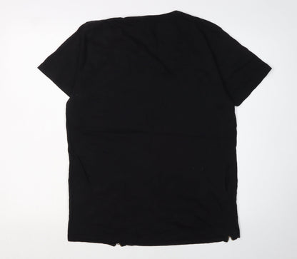 Mens UK Size L Brave Soul Black  T-Shirt