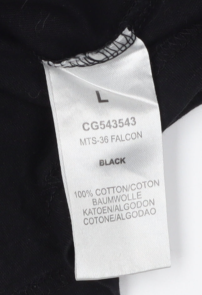 Mens UK Size L Brave Soul Black  T-Shirt