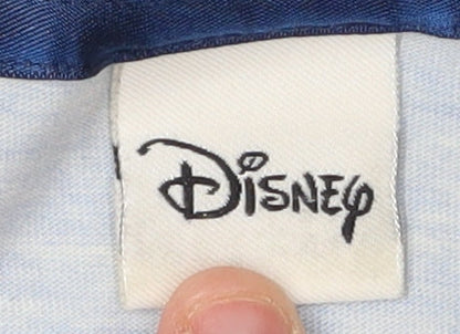 Womens UK Size 10 Disney Blue Jersey T-Shirt