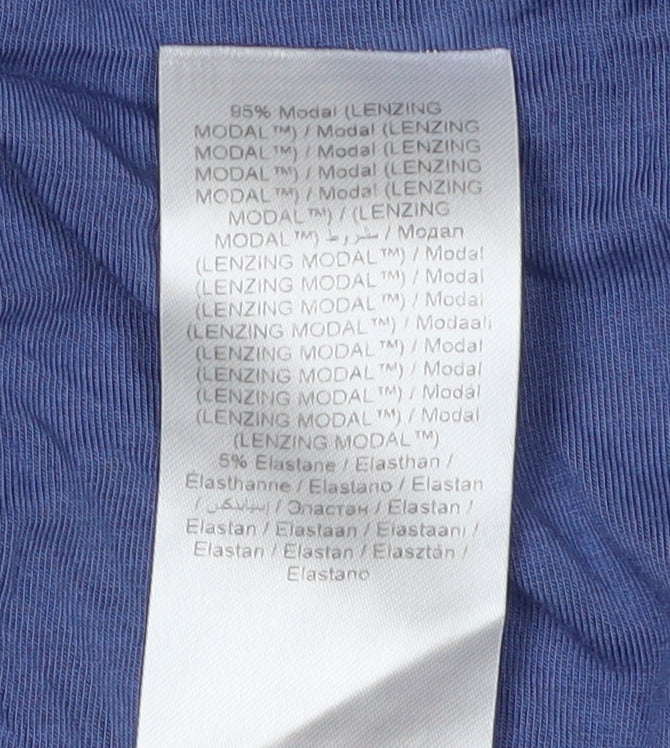 Part Two Women's Blue Short Sleeve Dress S