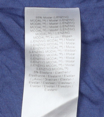 Part Two Women's Blue Short Sleeve Dress S