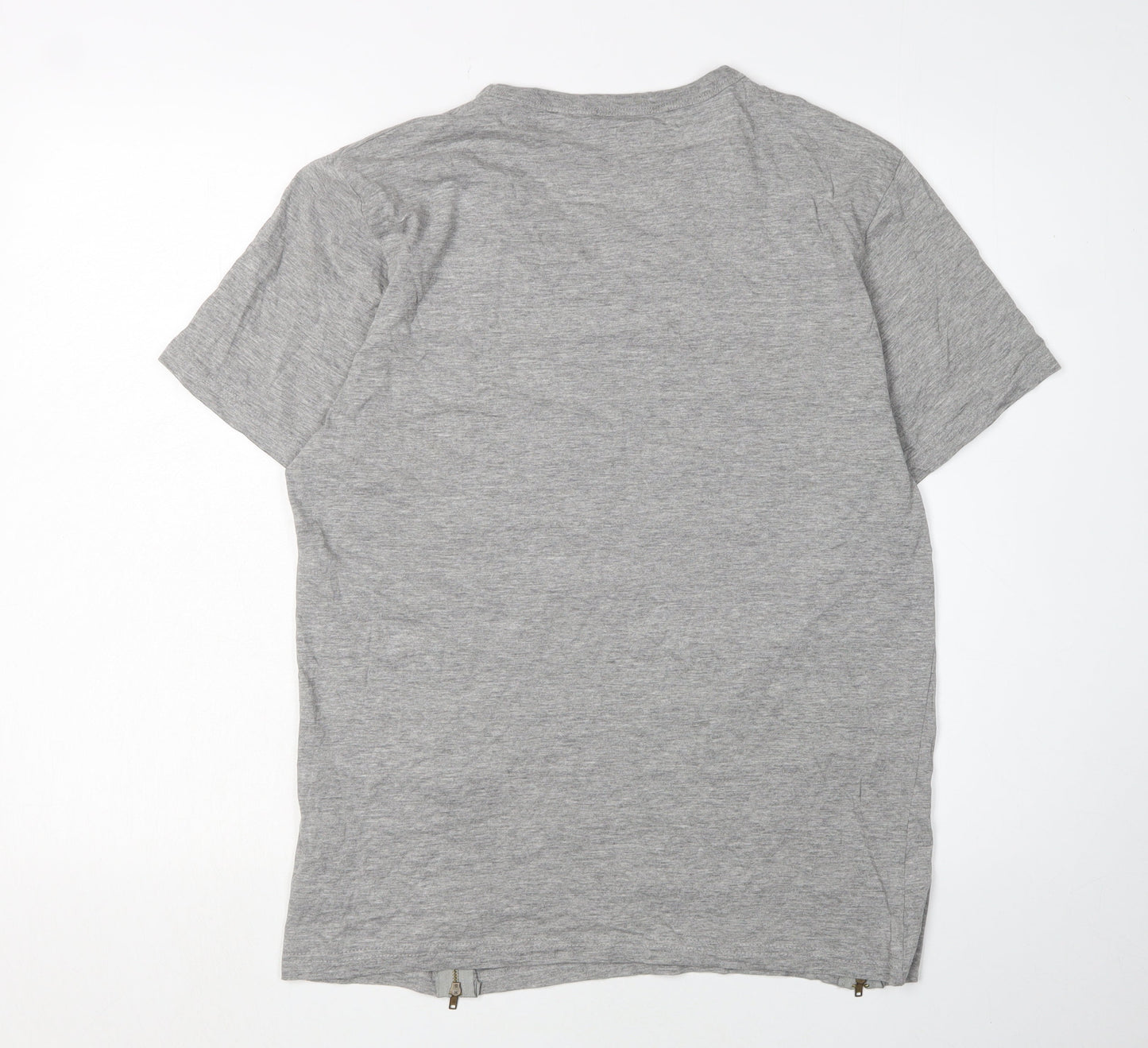 Mens UK Size L Brave Soul Grey  T-Shirt