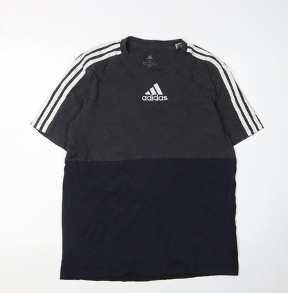Adidas Men's Black Medium Short Sleeve T-Shirt