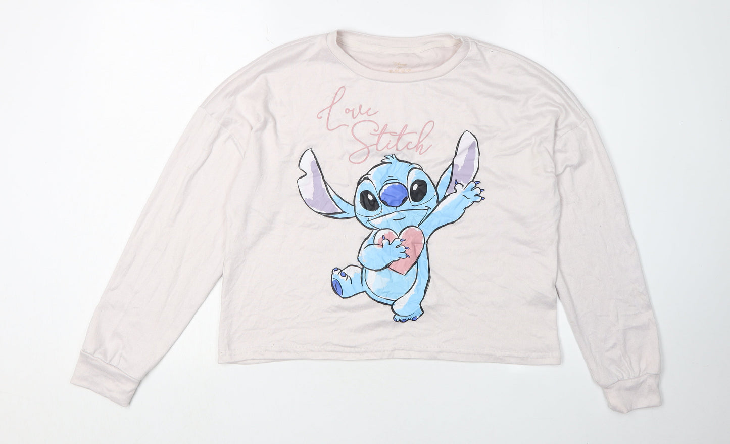 Disney Women’s Ivory Stitch Pullover Jumper - One Size