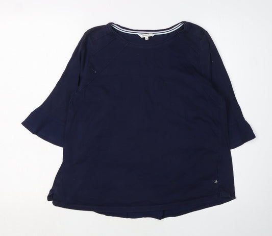 Womens UK Size M Sandwich Blue Tunic Blouse
